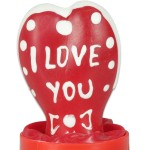 CONDOMERIE - PRESERVATIVI NOVITÃ DIPINTI A MANO CUORE - MODELLO I LOVE YOU 2